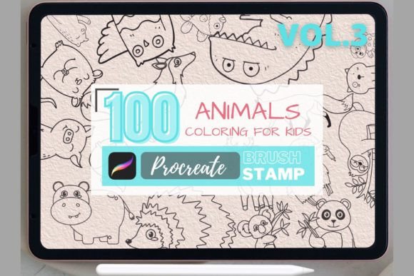 Animal Coloring Pages V.3: Creative Stamps