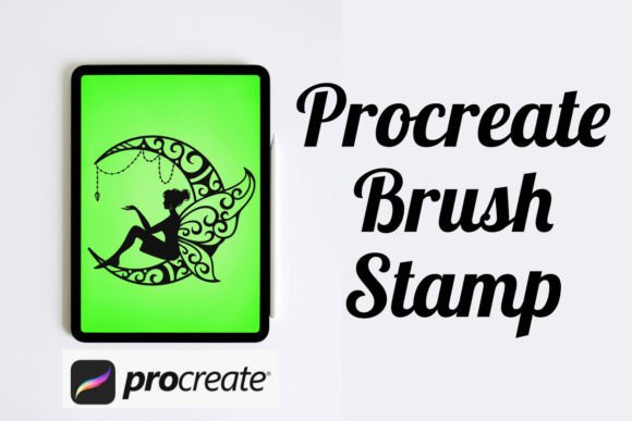 Crescent Fairy 14 Procreate Brush Stamp