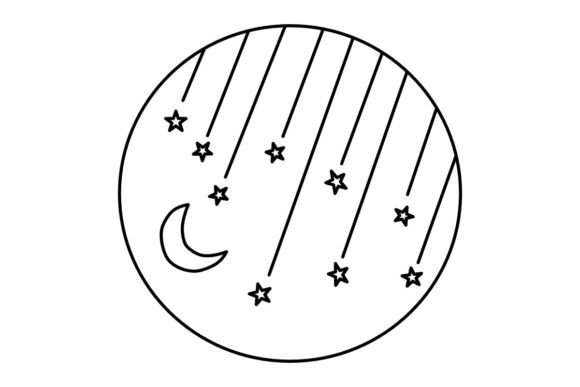 Evaluating the Moon and Stars Procreate Brush Stamp for Digital Illustration