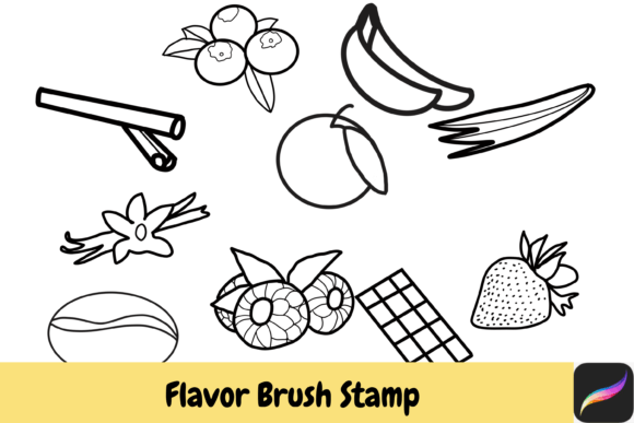 Flavor Food Procreate Brush Stamps IPAD: A Guide to Digital Culinary Illustration