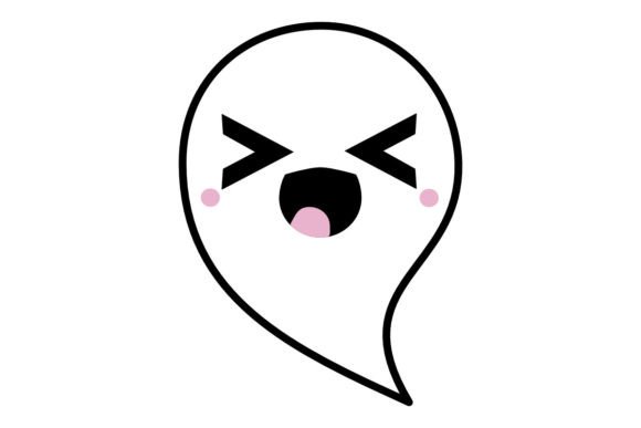 Ghost Emoji 7 Procreate Brush Stamp