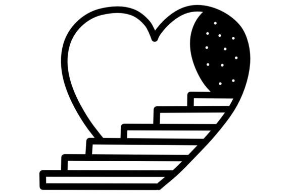 Heart Stairs Procreate Brush Stamp: A Practical Tool for Faster Digital Art