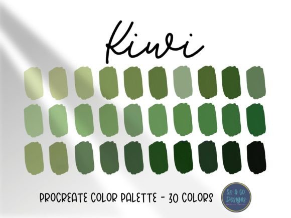 Kiwi Procreate Color Palette Guide