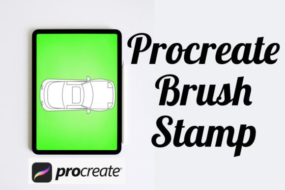 Mastering Automotive Illustration with the Car 29 Outline Procreate Brush Stamp