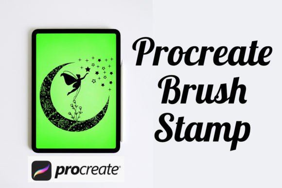 Mastering Digital Illustration with the Crescent Fairy 23 Procreate Brush Stamp