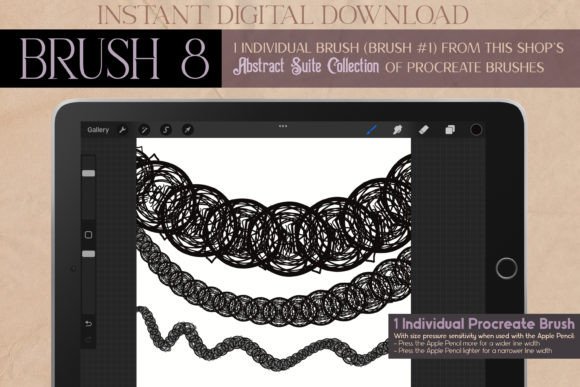 Procreate Brush 8: Abstract Suite