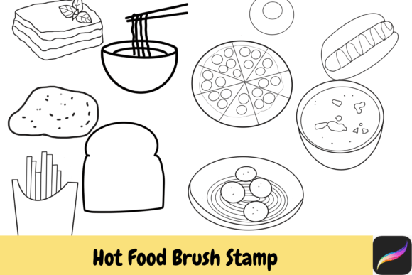 Spice Up Your Digital Art: A Guide to Hot Food Procreate Brush Stamps for iPad