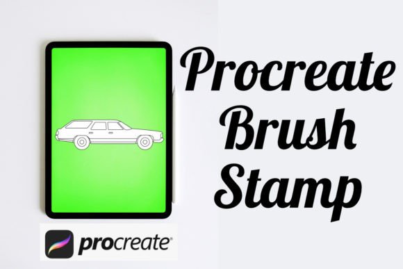 Streamline Your Digital Art Workflow with the Car 8 Outline Procreate Brush Stamp