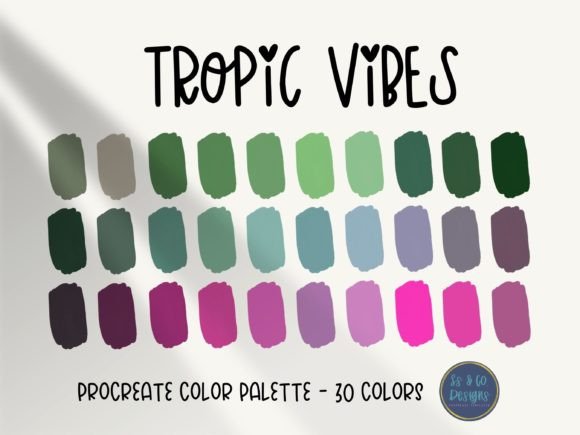 Tropic Vibes Procreate Color Palette: A Practical Guide for Digital Artists