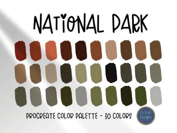 Unlocking Creativity with the National Park Procreate Color Palette: A Guide for Digital Artists