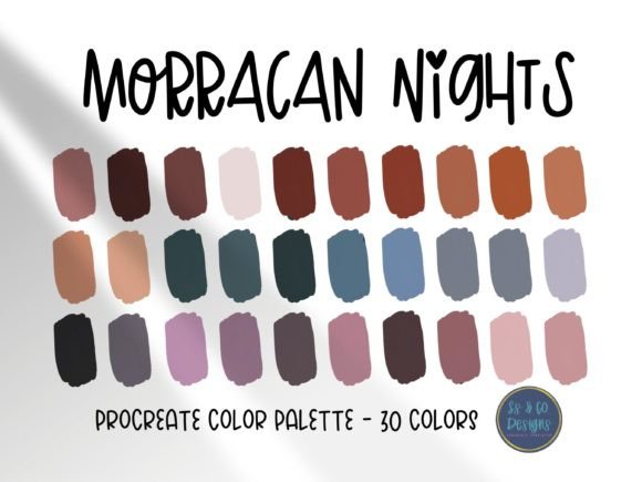 Unlocking the Magic of Moroccan Nights Procreate Color Palette for Digital Artists