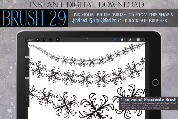 Unlocking the Potential of Procreate Brush 29 – Abstract Suite for Digital Artistry