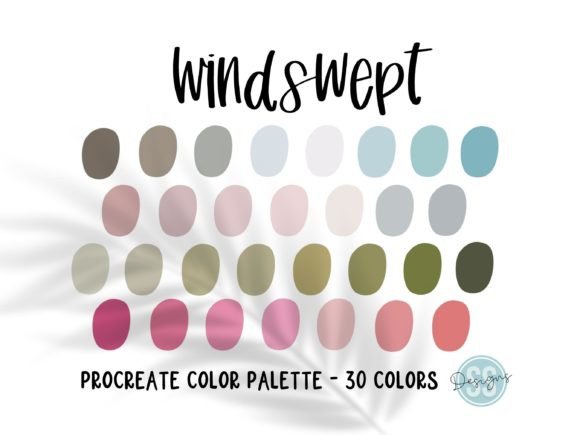 Windswept Procreate Color Palette